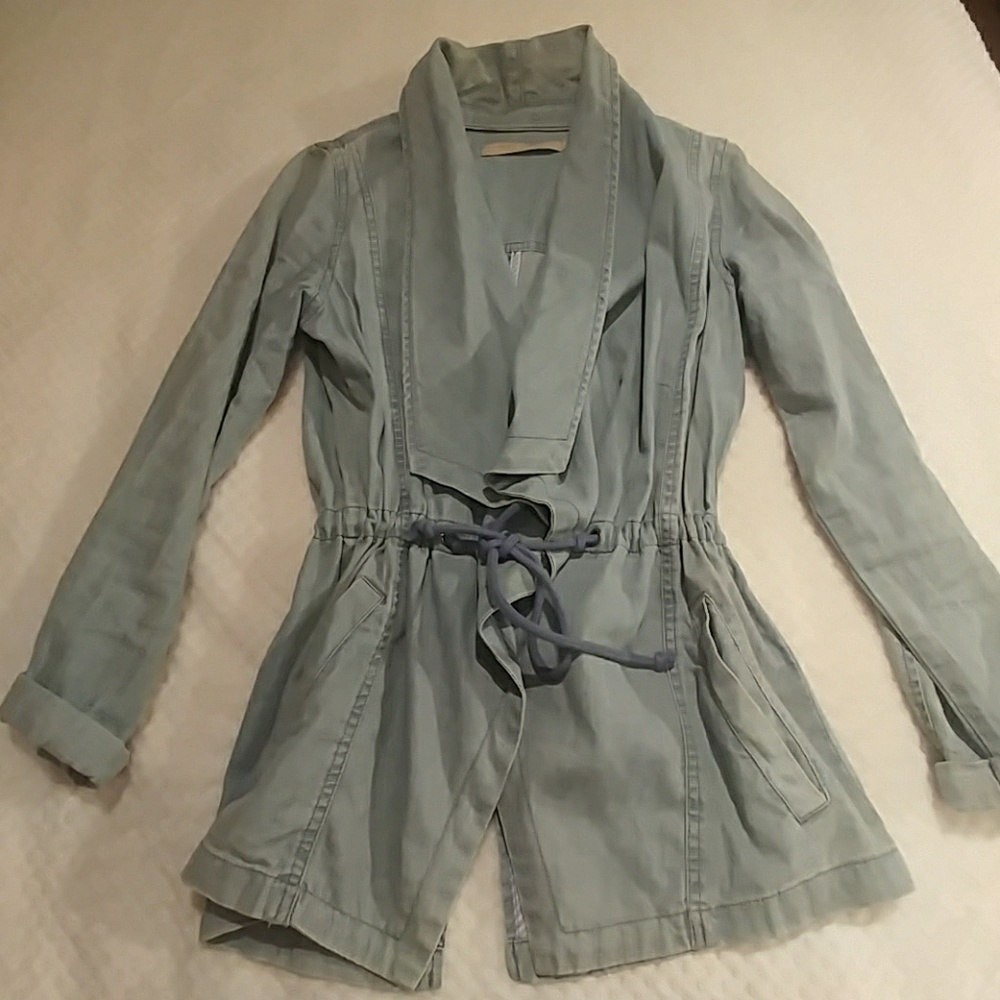 Denim parka